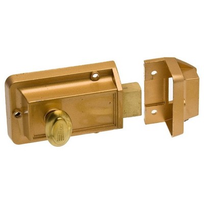 KABA ILCO 545-53-51 Auxiliary Lock,Jimmyproof,Bronze 1GBA9