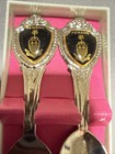 Vintage Penang Malaysia Miniature Souvenir Spoon & Fork Set in Original Case  — photo 2