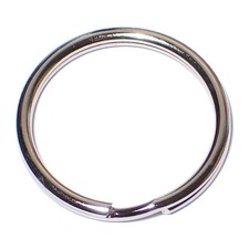 1" Nickel Split Key Rings