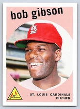 BOB GIBSON CARDS 2006 TOPPS ROOKIE OF THE WEEK - ROOKIE REPRINT #19of25