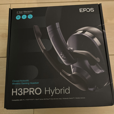 EPOS H3PRO Hybrid Gaming-Headset, Over-Ear Wireless Bluetooth-Kopfhörer Blau/Sch