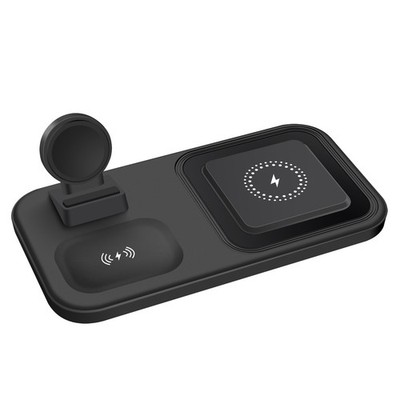 3in1 Wireless Charger Station For Apple Watch Ultra/10/9 iPhone 16 15 14 13 12 X