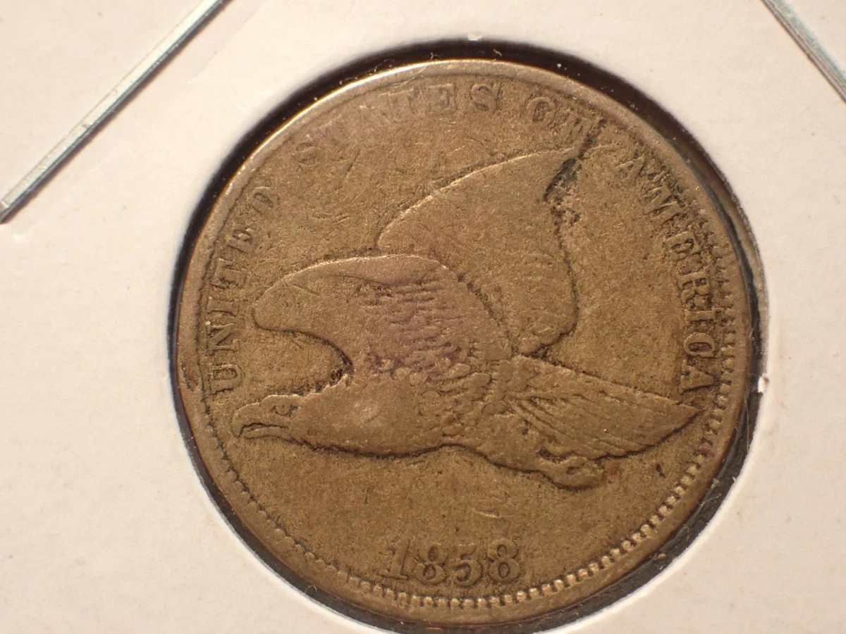 1858 飞鹰小美分硬币| eBay