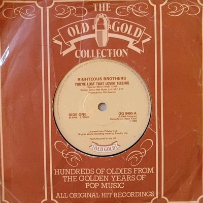 Righteous Brothers-You've Lost That Lovin' Feeling 1964 Vinyl 7'' Single. OG 9450