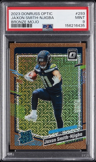Jaxon Smith-Njigba 2023 Panini Donruss Optic Rated Rookie Bronze Mojo