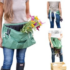 Roo Gardening Apron with Pockets  Harvesting, Picking Pouch - Adjustable, Wa...
