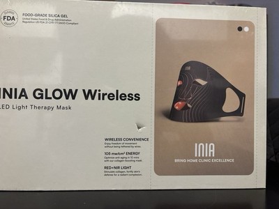 Rotlichtherapie Gesichtsmaske Lichttherapie LED OVP Neu Unbenutzt Maske weiß