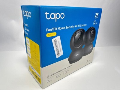 Tapo TP-Link 2K Pan Tilt Indoor Security Camera Baby Monitor Pet Cam 2 Pack Set