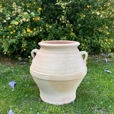 Mediterrane Terracotta Amphore 35 cm frostfest Garten Amphore Cassia