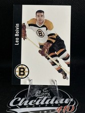 1994 Parkhurst Missing Link 1956-57 #11 Leo Boivin Boston Bruins Hockey Card