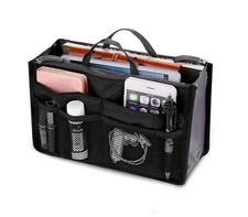 Women  s Travel Handbag Organizer Insert   Multi-Pocket Tote Purse Liner for Bags