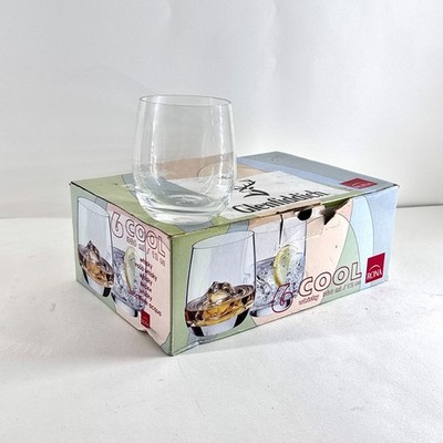 Glenfiddich Rona Cool Whisky Glasses Set Of 6 Boxed 360ml Tumbler Barware