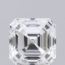Asscher Diamond Lab Grown GIA Certified VS1 Clarity D Grade 5.24 Ct 1359.92 per carat