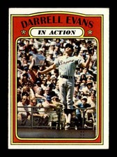 1972 Topps #172 Darrell Evans IA EX/EX+ X3701814
