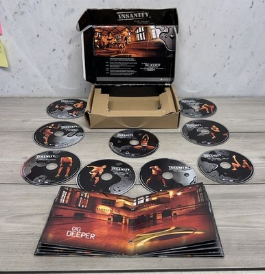 Insanity 60 Day Total Body Conditioning Program - 9 DVD Box Kit Set, 1 Missing