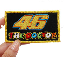 THE DOCTOR VALENTINO ROSSI #46 EMBROIDERED IR...