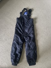 Rawik Kids Youth Large 6 Black Snowpants Snow Pants Adjustable Straps EUC