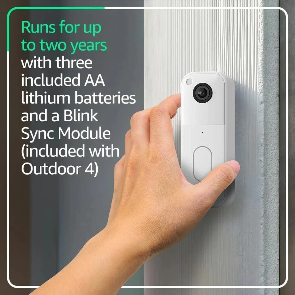 All-New Blink Video Doorbell Plus Outdoor 4 Wireless Camera & Sync Module Core - Image 3 of 3