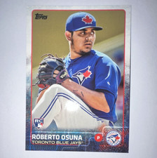 Topps 2015 Roberto Osuna Rookie Base Set Card #660 Toronto Blue Jays Baseball. rookie card picture