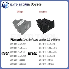 For Ford Lincoln SYNC 3 Dual USB Interface Module Upgrade Type C+USB Interface