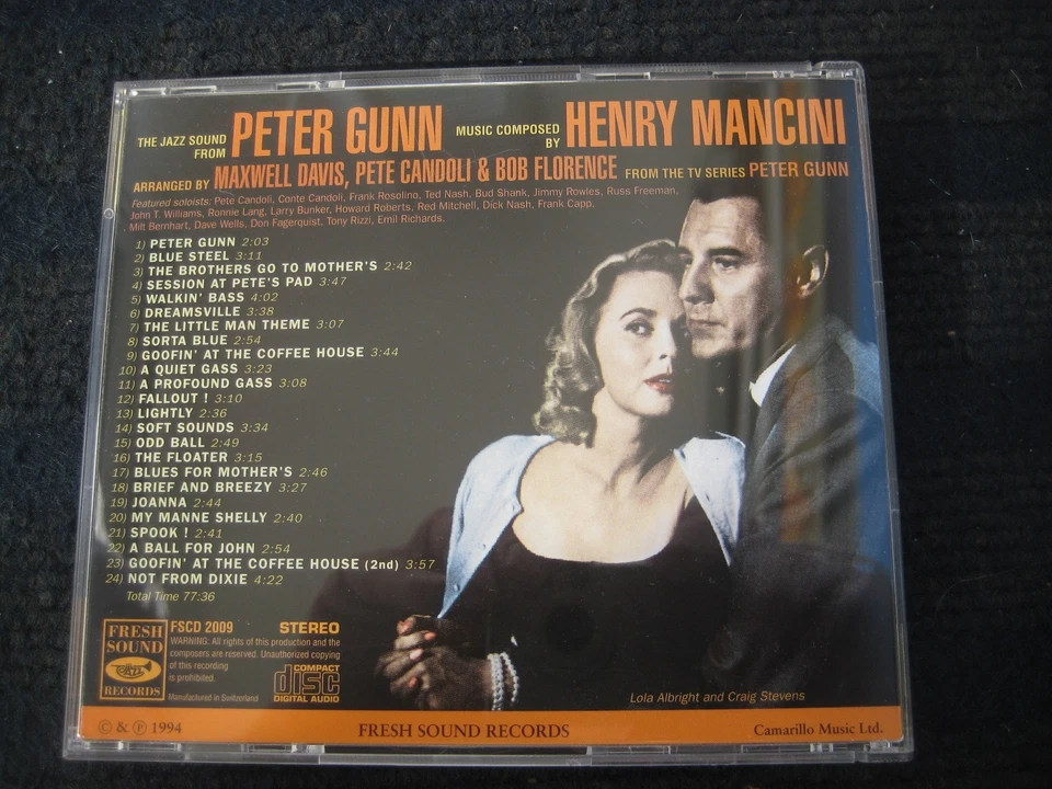 CD The Jazz Sound from PETER GUNN Music composed by HENRY MANCINI Neuwertig - Bild 3 von 4
