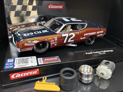 Upgraded BNIB Carrera Evolution 132 Nascar 27727 Powered By TY49 Muscle Kit