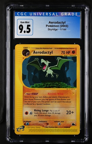 Aerodactyl graded CGC 10 for sale on eBay
