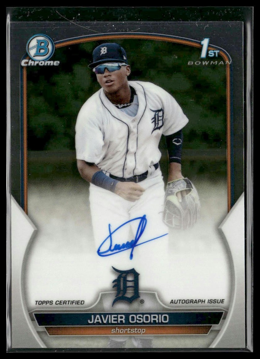 2023 Bowman Chrome #CPA-JO Javier Osorio Prospect Autographs 1st
