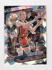 2025 Panini WNBA Prizm #104 Lucy Olsen Washington Mystics Ice RC