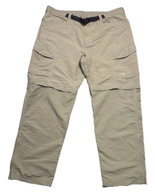 North Face Paramount Peak Trail Hiking Convertible Pants Men s Sz XL Belted