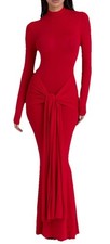 HOUSE OF CB Imogen Drape Mermaid Gown L+