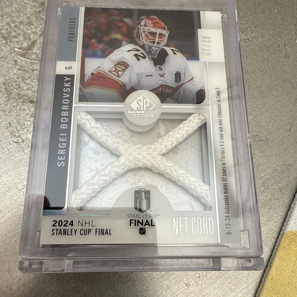 24/25 SPGU Net Chord Sergei Bobrovsky 7/25 Hockey Card - Image 3 of 4