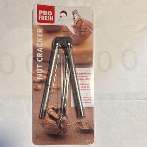 PRO FRESH Nut Cracker Set, Metal, Silver, Traditional Style, 3 Pack vintage