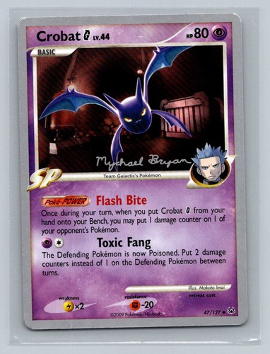 Pokemon Crobat G Platinum world championship 47/127 Light Play LP+
