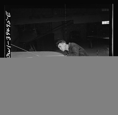 Frederick Maryland Walter Spangenberg 1943 Stevens Airport Plane Repair