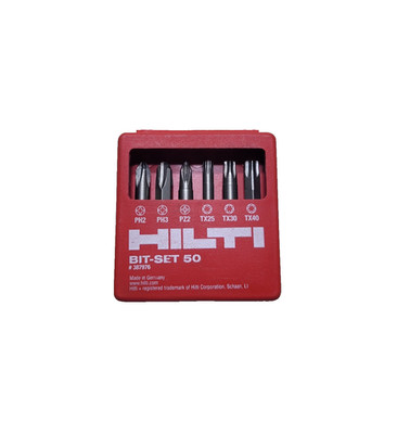Hilti Bit-Set 50 #387976 | Profi Schrauberbits | Bithalter Bitset