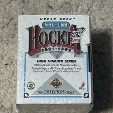 1991 1992 UPPER DECK NHL HOCKEY HIGH NUMBER SERIES FACTORY SEALED 200 CARD SET
