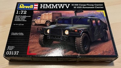 Revell 03137   HMMWV   M 998 Cargo/Troop Carrier   M 1025 Armament Carrier   OVP