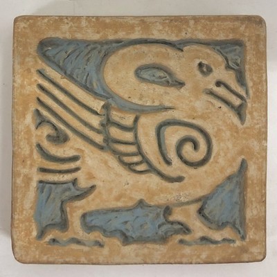 Batchelder  Vintage Swan Tile California
