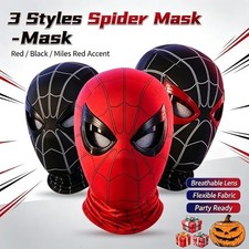 Amazing Spider-Man LED Moving Eyes Mask Cosplay Costume for Gifts
