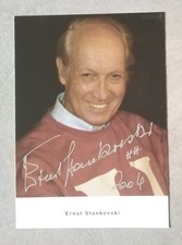 17093 Ernst Stankovski  R&uuml;del Autogrammkarte original signiert