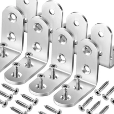 FANDAMEI 8 PCS Heavy Duty Corner Brace, 40x40mm Stainless Steel Joint Right Angl