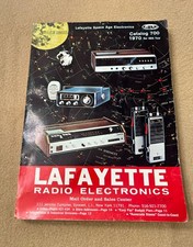 1970 Lafayette Radio Electronics Catalog Vintage Stereo Amplifiers Blank Media