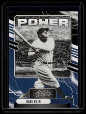2021 Panini Absolute #PO-1 Babe Ruth Power Retail