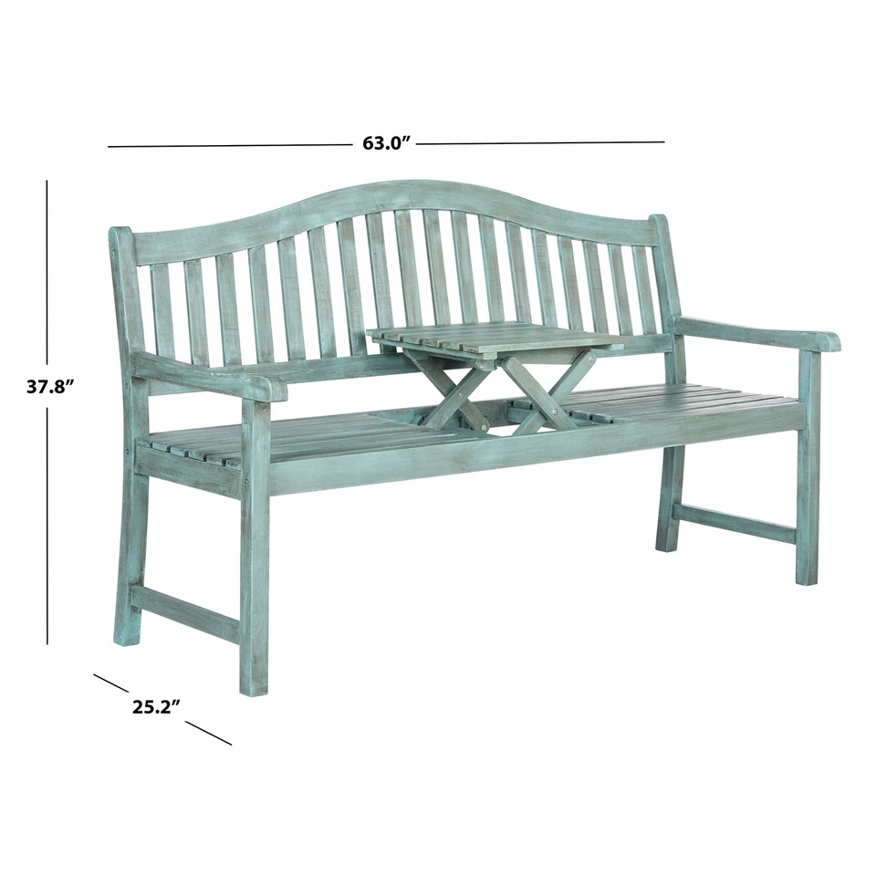 Banco Exterior Colección Mischa Natural Marrón Foto 2 de 4