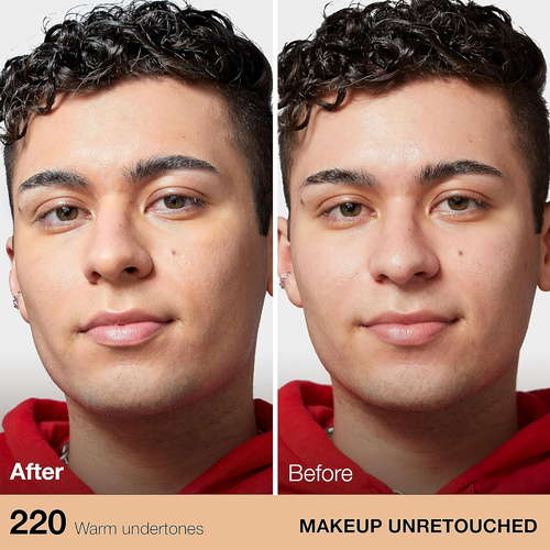 Liquid Foundation, Full Coverage, Absorbs Oil, Normal to Oily Skin, Fit Matte+Po - Picture 3 of 12
