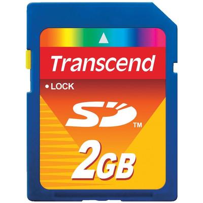 BRAND NEW! Transcend 2GB 2 GB SD Flash Memory Card