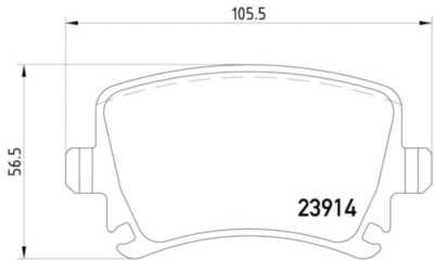 Disc Brake Pad Set-Base Hella-PAGID 355011771