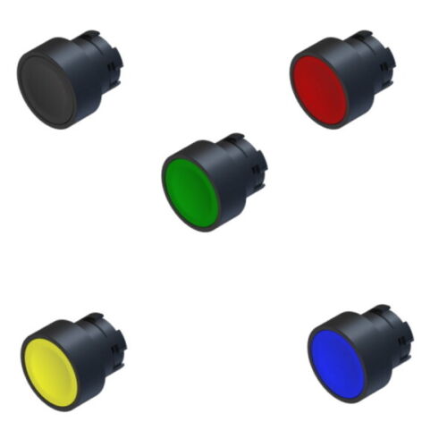 COMEPI Pulsante d. 22 plastico filo ghiera |  5 varianti di colore a scelta ECX3 - Foto 1 di 6