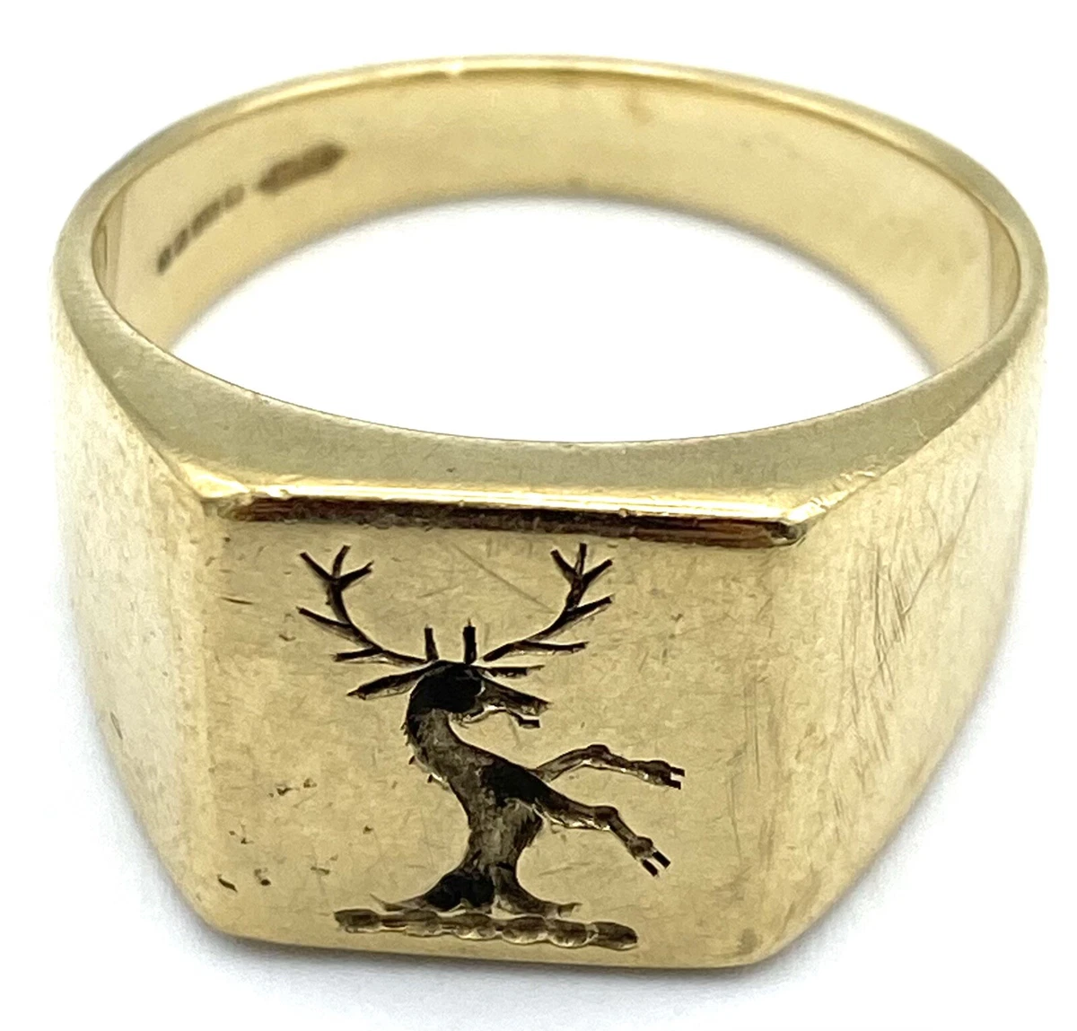 Stag signet best sale ring